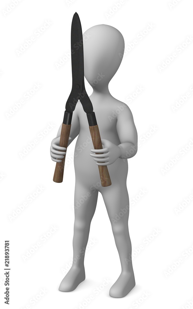 Naklejka premium garden tool
