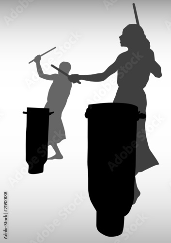African musicians
