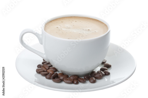 cup of coffee isolated