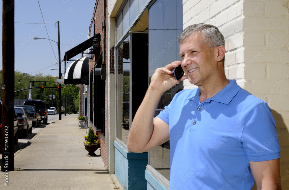 Man on the Phone Man on the Phone