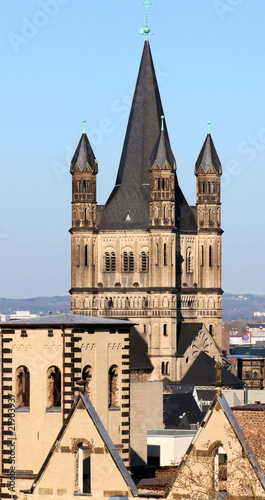 Turm von Groß St. Martin in Köln