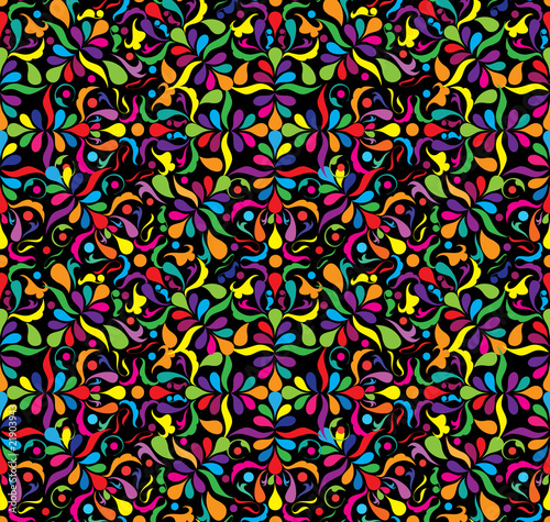 Bright seamless patten, part 2, vector illustraton
