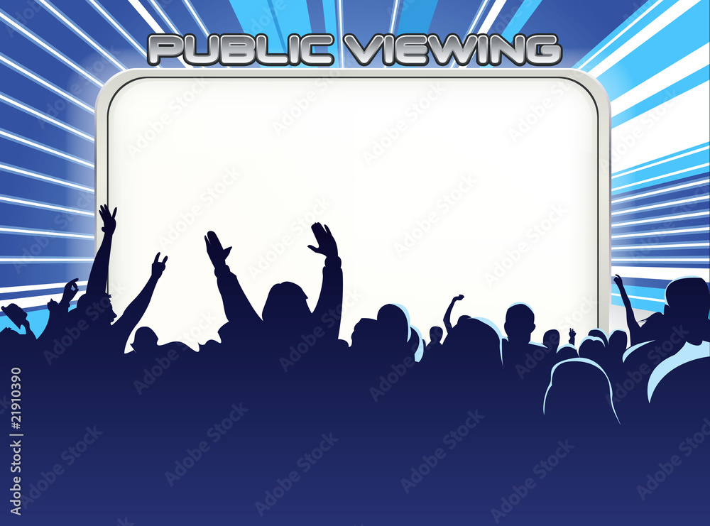 Obraz premium public viewing 03