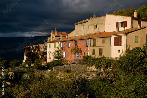 Small town in Provence (France)