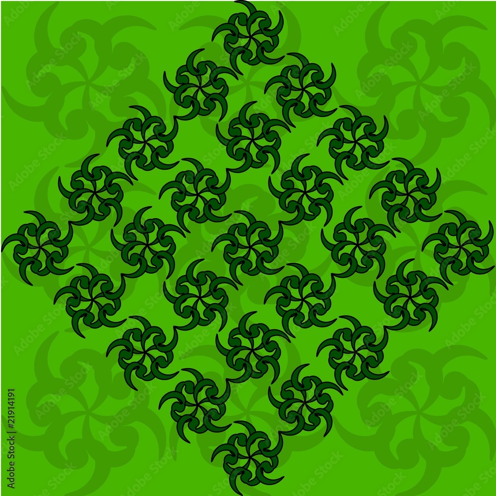 vector illustration of a green abstract pattern vector illustration of a green abstract pattern