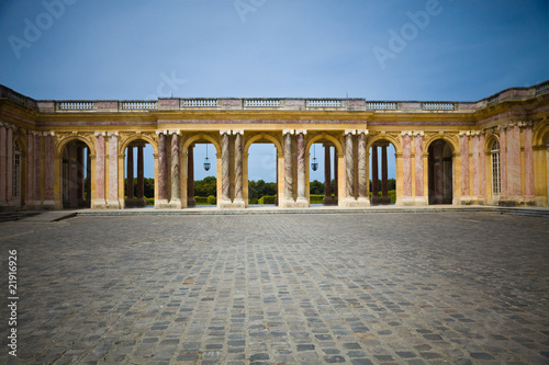 The peristyle of the Gran Trianon. Versailles Chateau, France