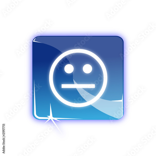 Picto smiley moyen - Icon middle smiley