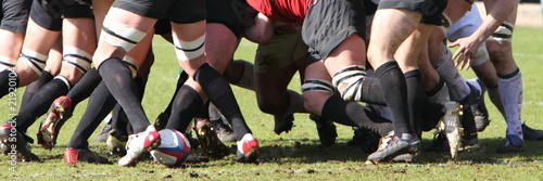 rugby scrum © Alison Bowden