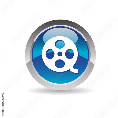 Icône bobine vidéo