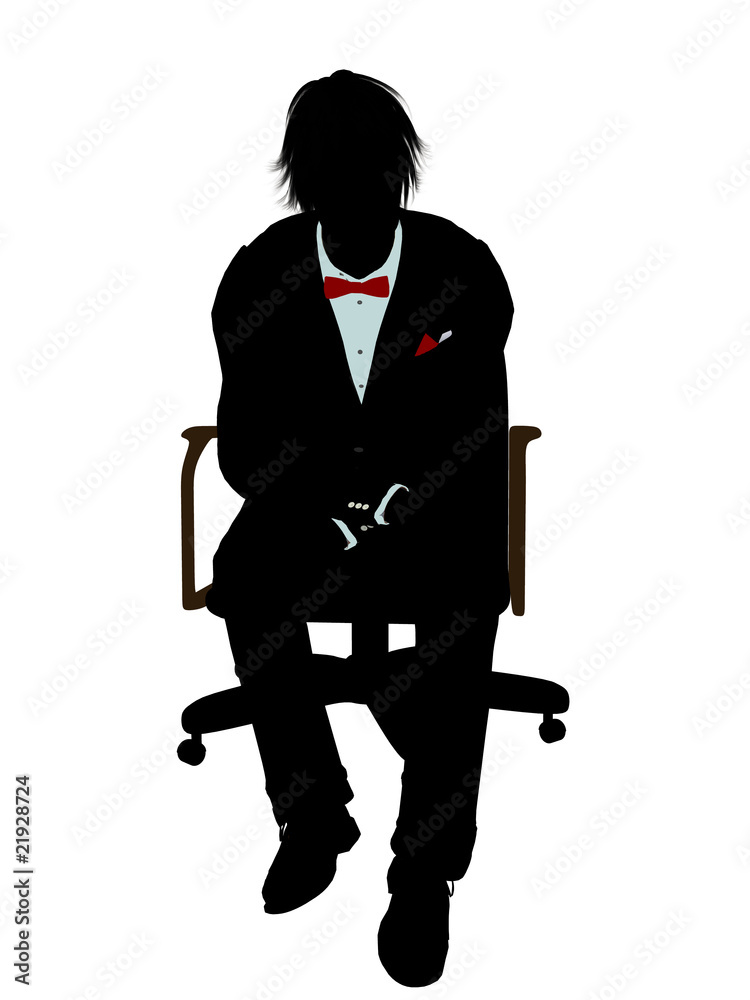 Male Business Silhouette Male Business Silhouette