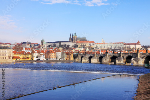 Prague's Castle with St. Nicholas' Cathedral