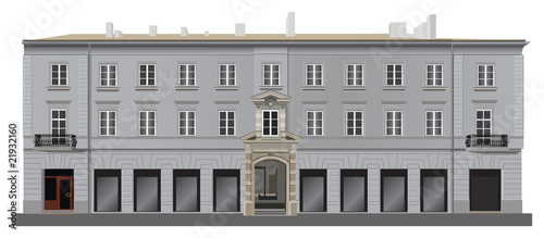Warsaw - Nowy Swiat renovated facade