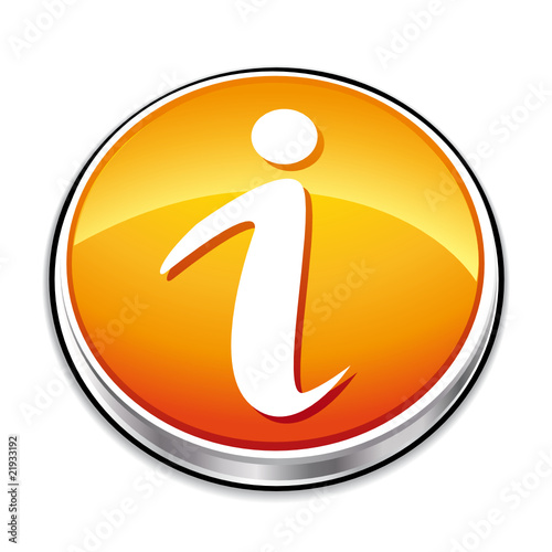 Orange Information button