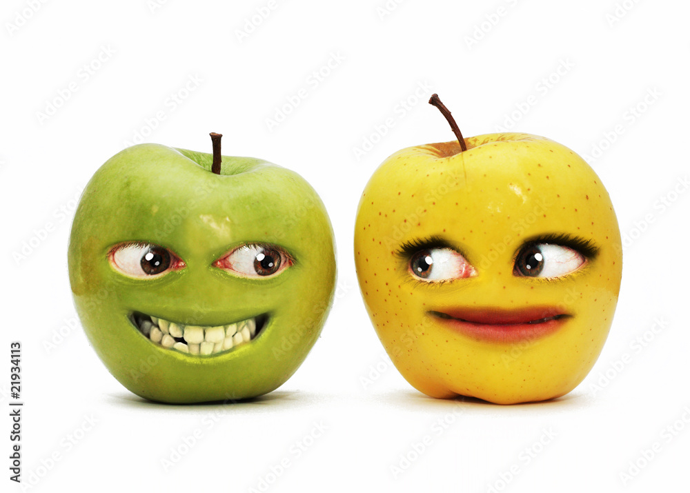 funny apple Stock Photo | Adobe Stock