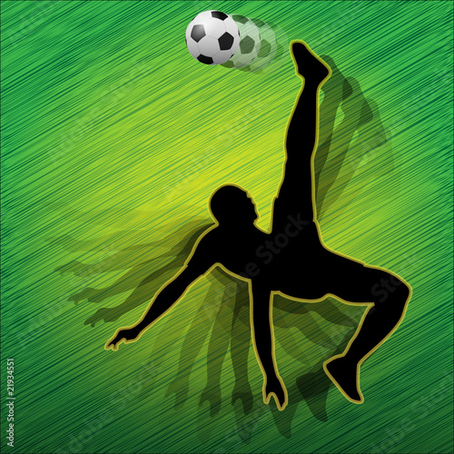 Football player-Soccer player