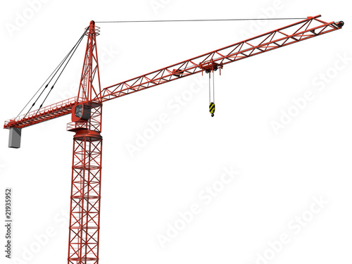Isolated Crane