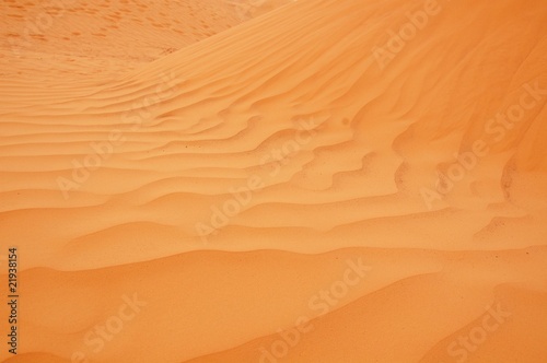 Sable dans le Sahara.