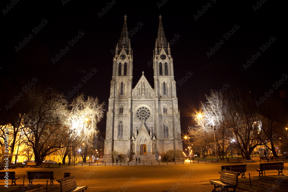 Obraz premium Praga - Chiesa di Santa Ludmilla