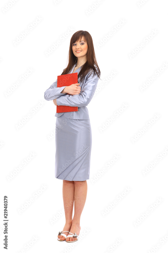 business woman. Isolated over white background. business woman. Isolated over white background.