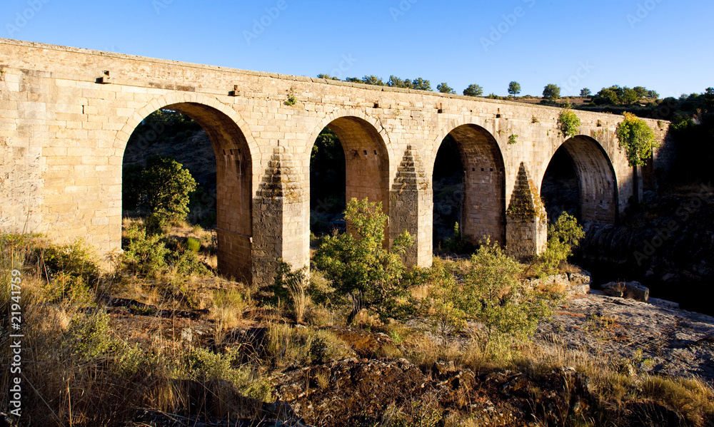 bridge near Cerralba, Castile and Leon, Spain
