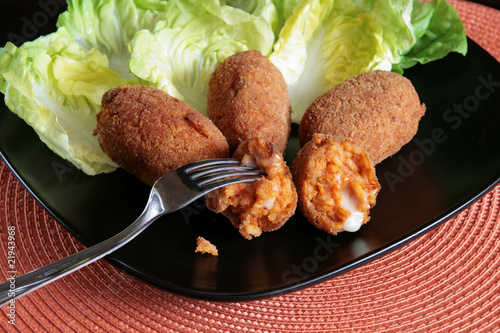 Roman supplì (rice croquettes) photo