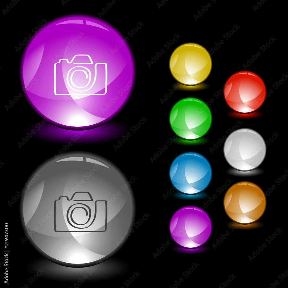 Camera. Vector interface element. Camera. Vector interface element.