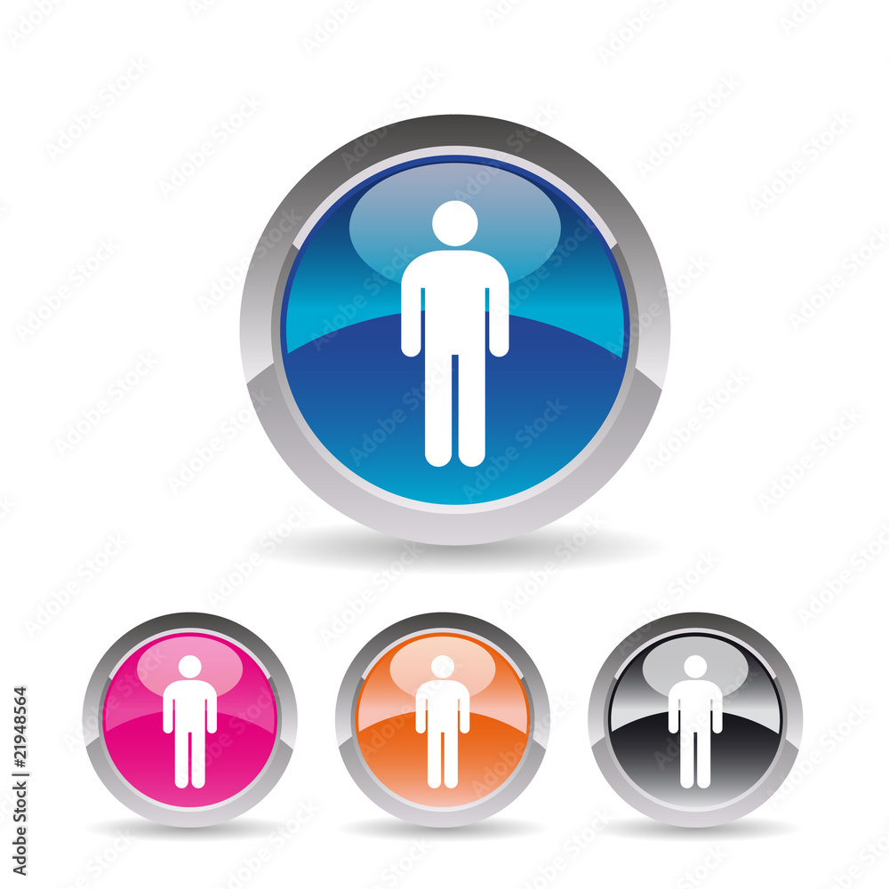 Icône internet symbole homme Icône internet symbole homme