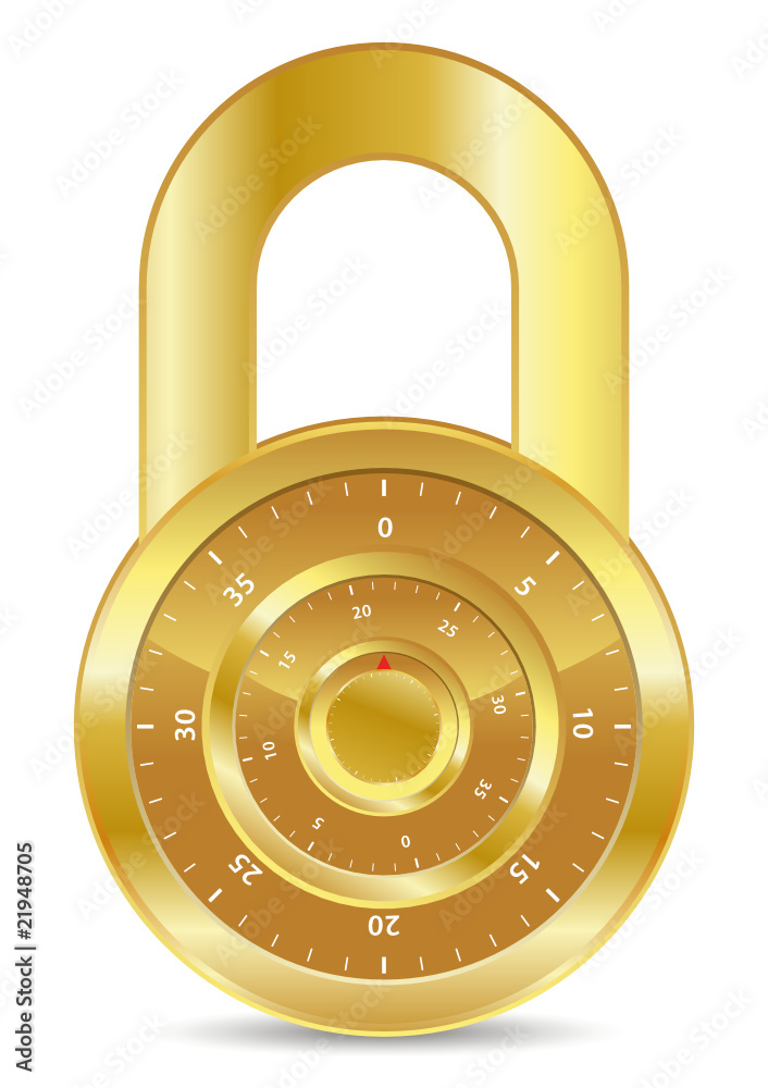 gold combination padlock for safety zone gold combination padlock for safety zone