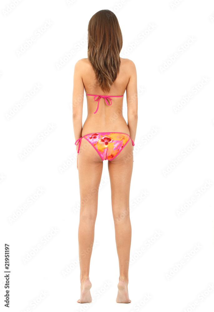 Naklejka premium Young girl body