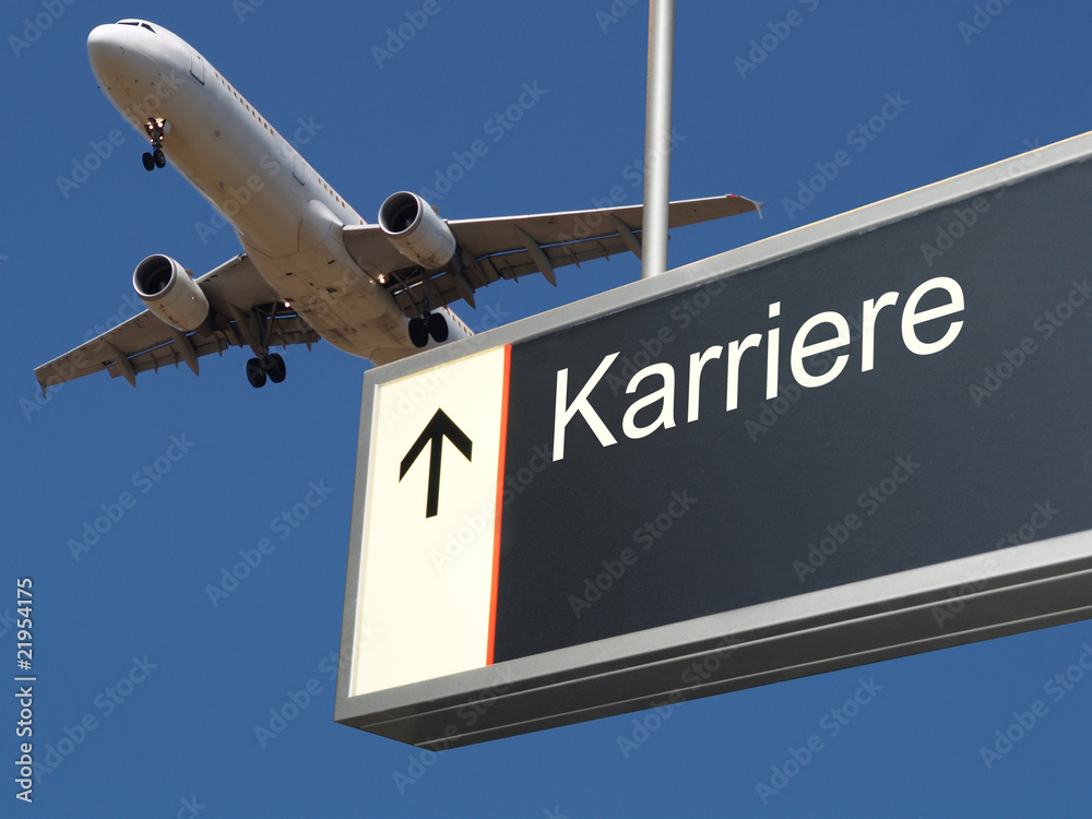 Obraz premium Karriere im Aufstieg