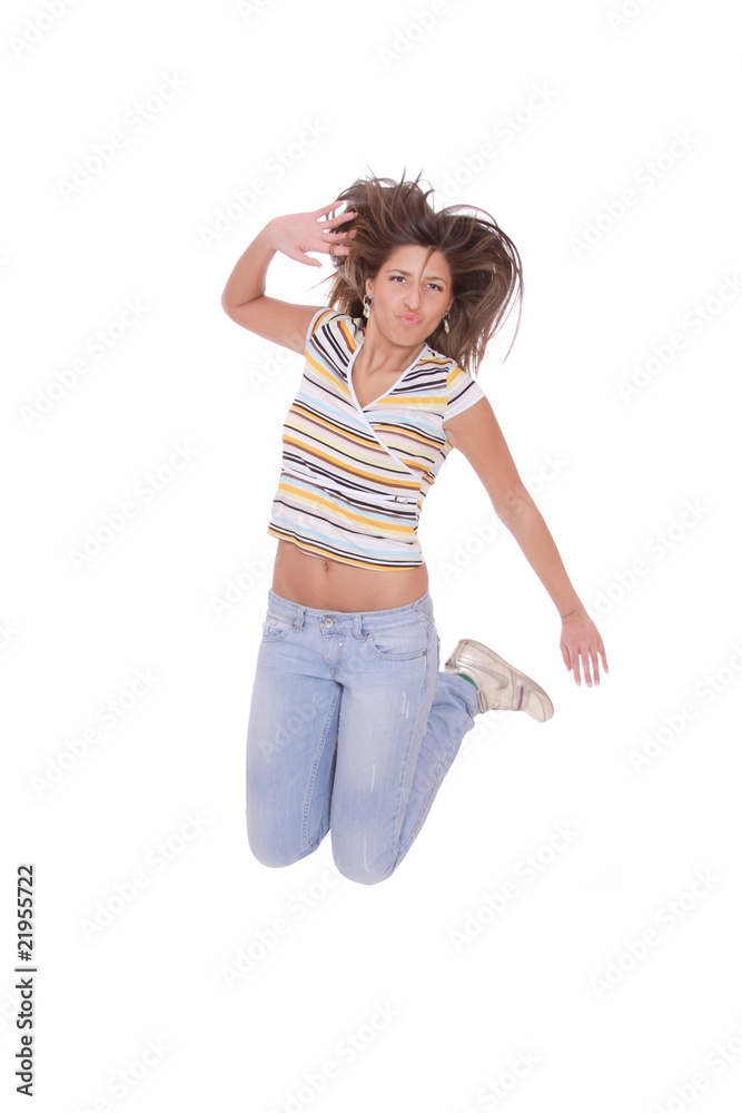 Girl jumping Girl jumping