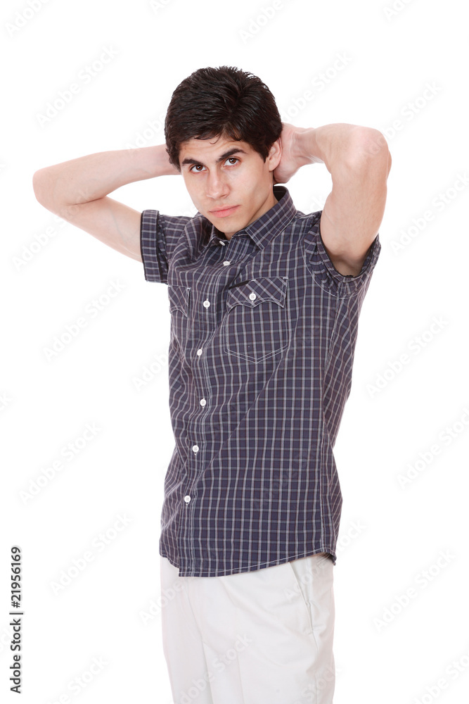 happy young casual man portrait happy young casual man portrait