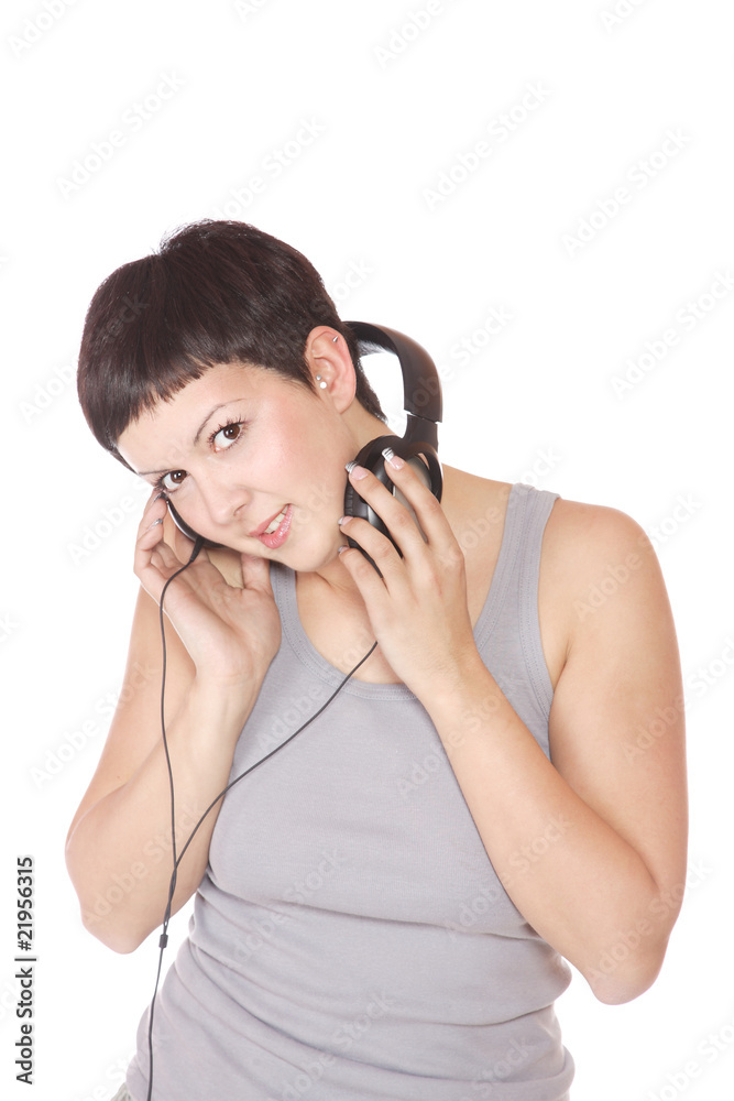 woman and music woman and music