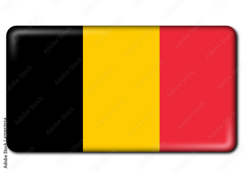 Fototapeta premium Drapeau Belgique