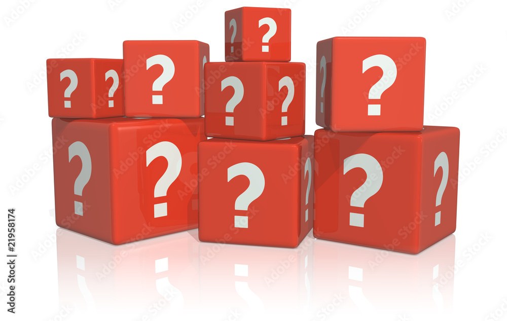 Fragezeichen Wuerfel question mark cubes Fragezeichen Wuerfel question mark cubes
