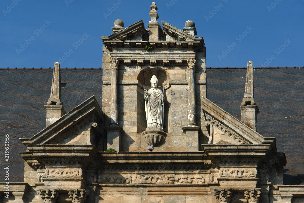 Obraz premium Bretagne, détail église d'Auray