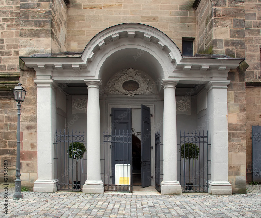 Obraz premium St.-Gumbertus-Kirche Ansbach