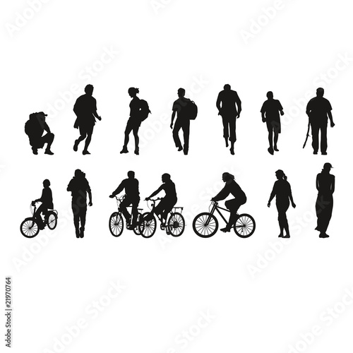 Collection de silhouettes
