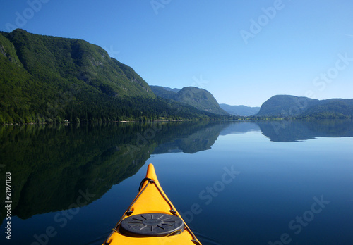 kayak on lake © markop