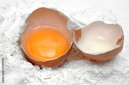 Huevos y harina