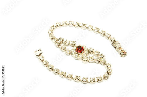 diamond and ruby bracelet