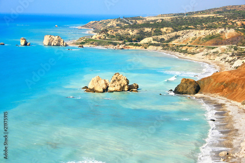 Принти на полотні Aphrodite's legendary birthplace in Paphos, Cyprus.