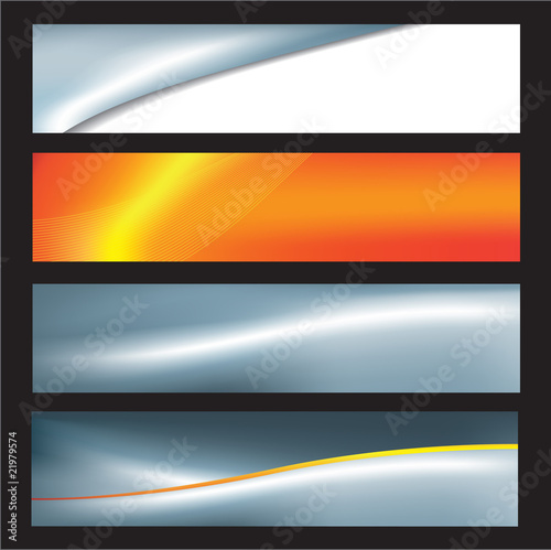 ABSTRACT BUSINESS BANNERS