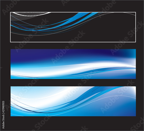ABSTRACT BUSINESS BANNERS