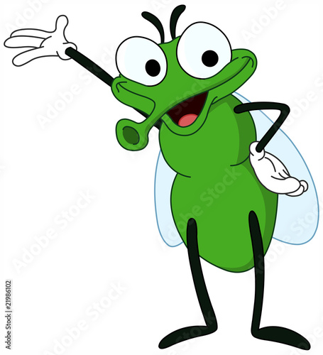 Fly presenting