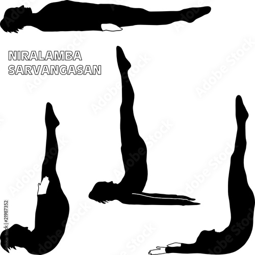 Yoga - niralamba sarvangasan