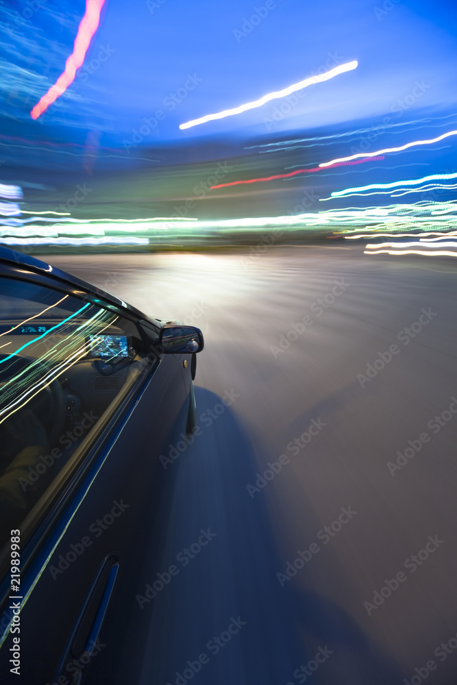 Obraz premium NIGHT SPEED