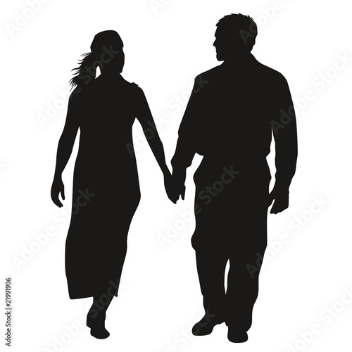 Silhouettes en couple