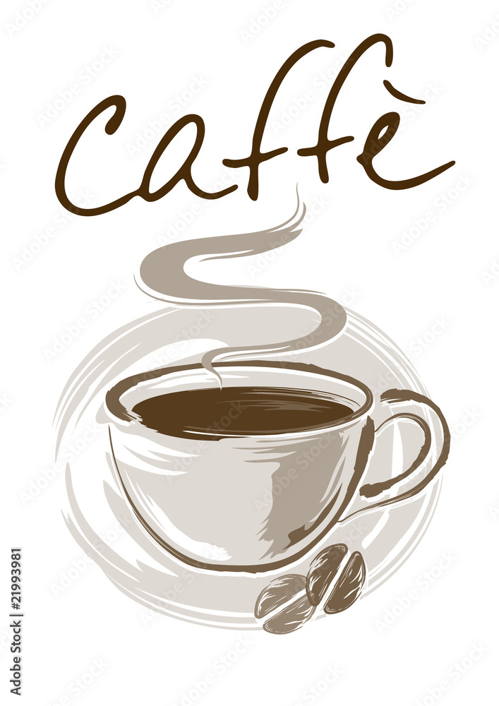 Obraz premium Caffé Logo