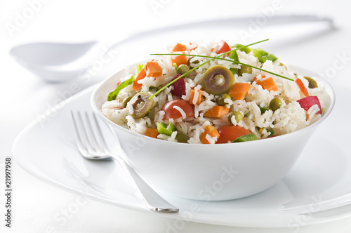Rice salad photo
